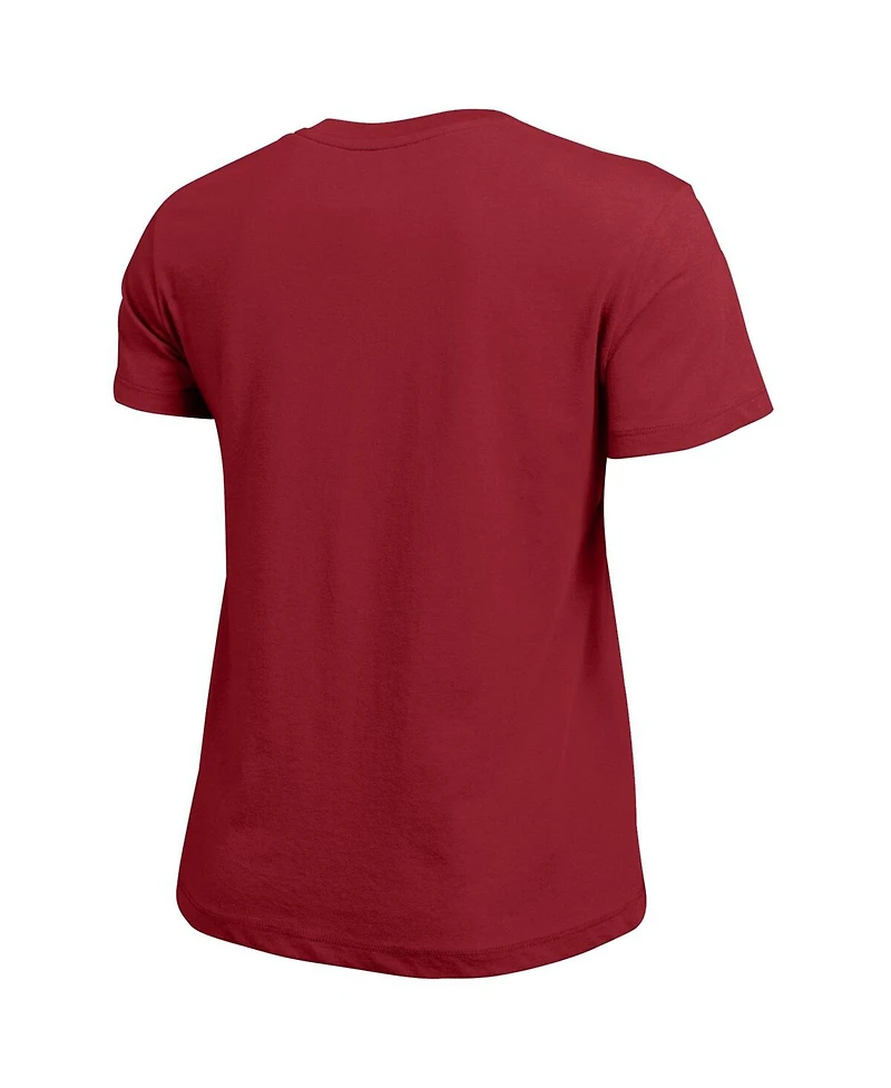 Champion Women's Crimson Alabama Tide Arched Over Logo T-Shirt