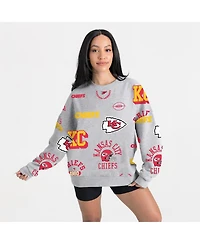 Gameday Couture Women's Heather Gray Kansas City Chiefs Always On Repeat Fleece Sweatshirt