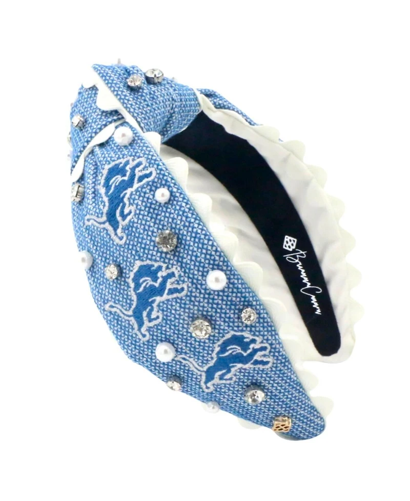 Brianna Cannon Detroit Lions Cross Stitch Headband