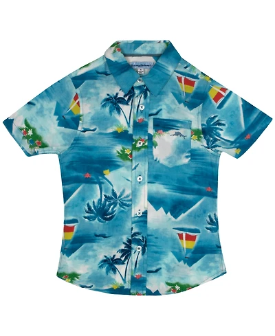 Tommy Bahama Boys Classic Woven Woven Polo Shirt