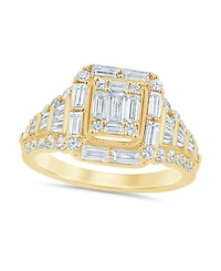 Diamond Engagement Ring (1-3/8 ct. t.w.) in 14k Yellow Gold