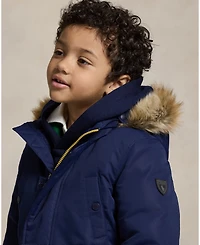 Polo Ralph Lauren Toddler and Little Boys 2-7 Faux-Fur-Trim Down Parka