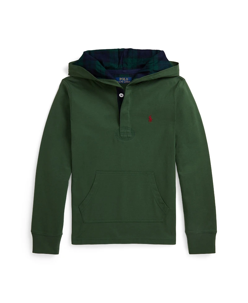 Polo Ralph Lauren Boys 8-20 Hooded Long Sleeve Rugby Sweatshirt