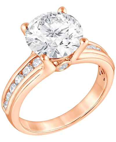 Bagley Mischka Certified Lab Grown Diamond Channel Set Engagement Ring (4 ct. t.w.) 14k Gold