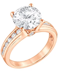 Bagley Mischka Certified Lab Grown Diamond Channel Set Engagement Ring (4 ct. t.w.) 14k Gold