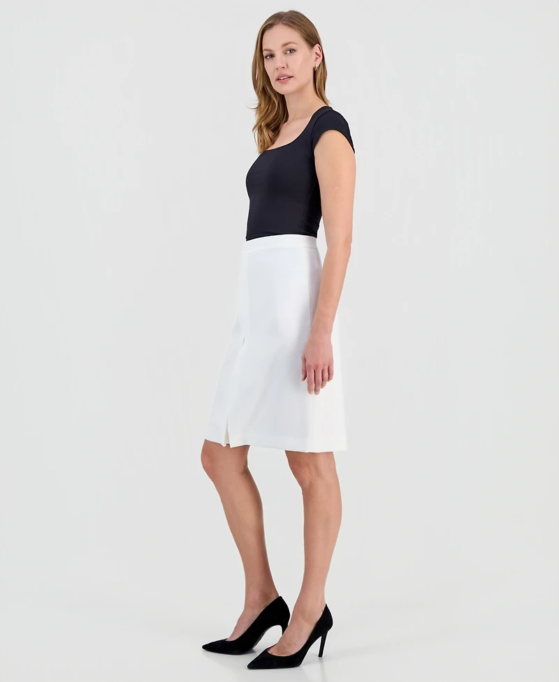 Kasper Women's Box-Pleat Pencil Skirt, Regular & Petite
