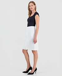 Kasper Women's Box-Pleat Pencil Skirt, Regular & Petite