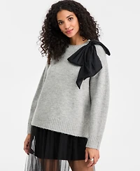 On 34th Women's Long-Sleeve Bow Sweater, Macy's Exclusive
