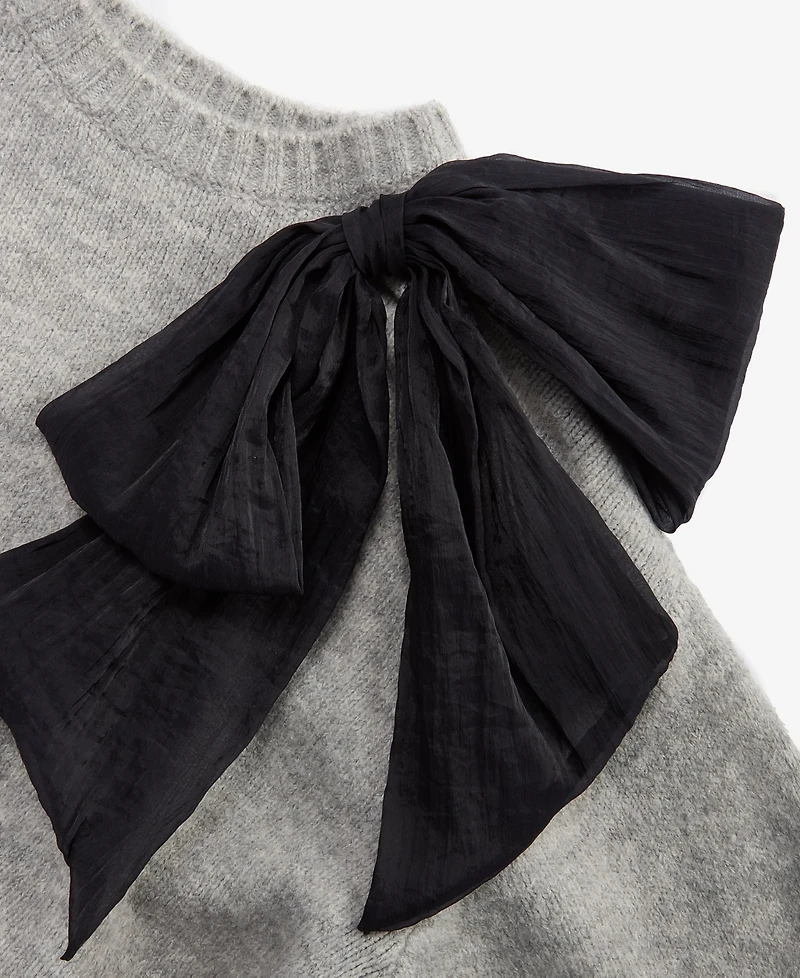 On 34th Women's Long-Sleeve Bow-Tie Pullover Sweater, Macy's Exclusive
