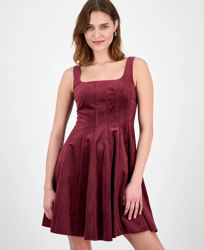 Sam Edelman Women's Square Neck Short Dress