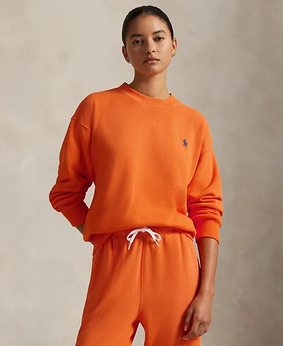 Polo Ralph Lauren Women's Lightweight Fleece Crewneck Sweatshirt