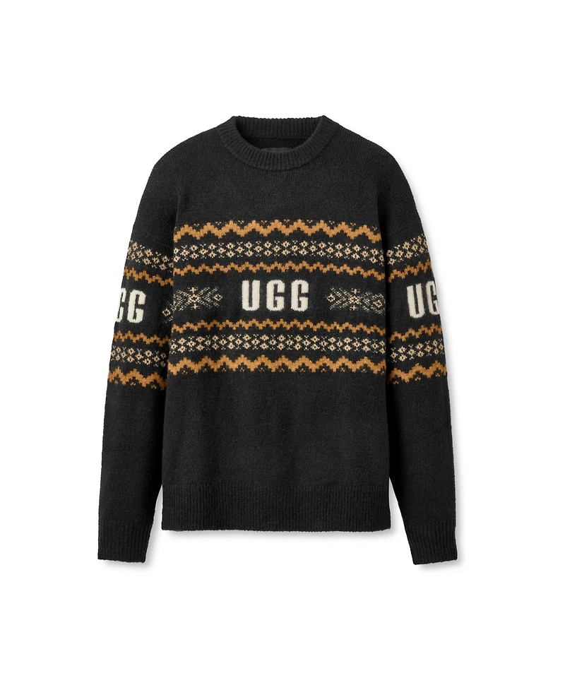 Ugg Women's Kaelan Long Sleeve Fair Isle Knit Sweater