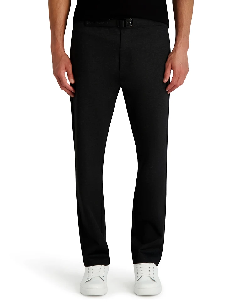 Karl Lagerfeld Paris Men's Straight Leg Belted Pants