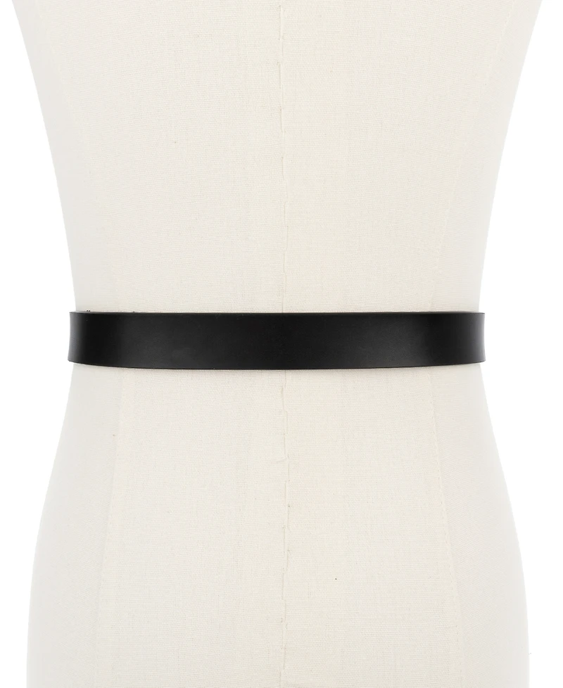 kate spade new york Women's Faceted Flower Buckle Belt