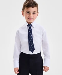 Kenneth Cole Reaction Boys 4T-7 White Shirt, Blue Pant and Tie 3-Piece Set
