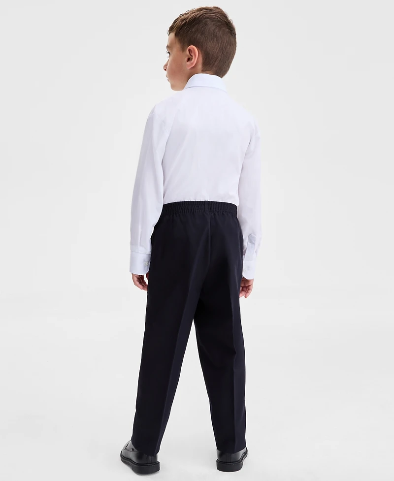 Kenneth Cole Reaction Boys 4T-7 White Shirt, Blue Pant and Tie 3-Piece Set