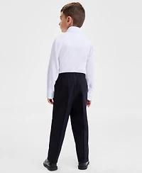 Kenneth Cole Reaction Boys 4T-7 White Shirt, Blue Pant and Tie 3-Piece Set