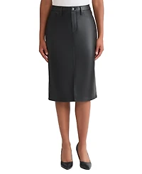 Jones New York Women's Lexington Center Front Slit Midi Skirt