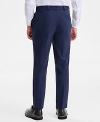B By Brooks Brothers Boys 8-20 Navy Plain Classic Pants