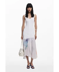Desigual Women's V-neck combined dress