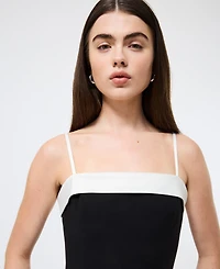 French Connection Women's Azra Twill Sleeveless Mini Dress