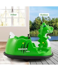 Bumper Car for Kids with Remote Control, Spray Colorful Flashing Lights