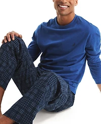 Nautica Men's Fleece Patchwork Plaid Pajama Pants