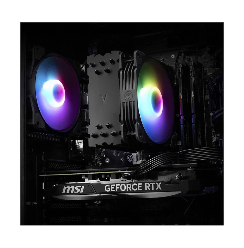Codex R2 Gaming Desktop - Intel Core i5 14400F - 16GB Ram - Nvidia GeForce Rtx 5060 - 1TB Ssd - Windows 11 Home - Black