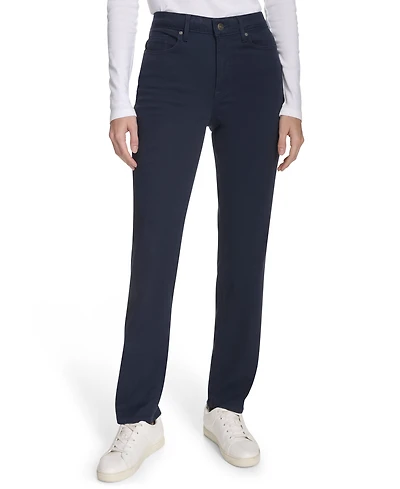 Nautica Jeans Women's Solid Stretch Full-Length