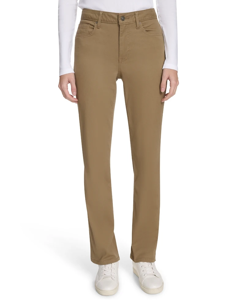 Nautica Jeans Women's Solid Stretch Full-Length