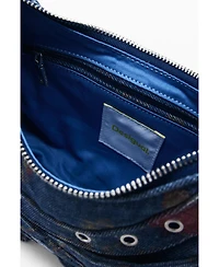 Desigual Women's Medium printed denim bag