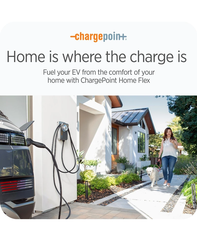 ChargePoint Home Flex Level 2 WiFi Nema 6-50 Plug Electric Vehicle Ev Charger