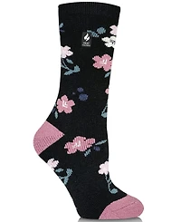 Heat Holders Lite Lanuza Floral Crew Socks