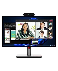Lenovo ThinkVision P27q-30 27" 16:9 Qhd Ips Wled Lcd Hdr Monitor with Webcam, Raven Black