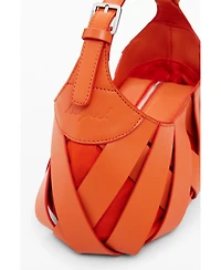 Desigual Women's Medium braided faux leather bag