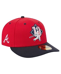 New Era Men's Chipper Jones Red Atlanta Braves 59FIFTY Fitted Hat
