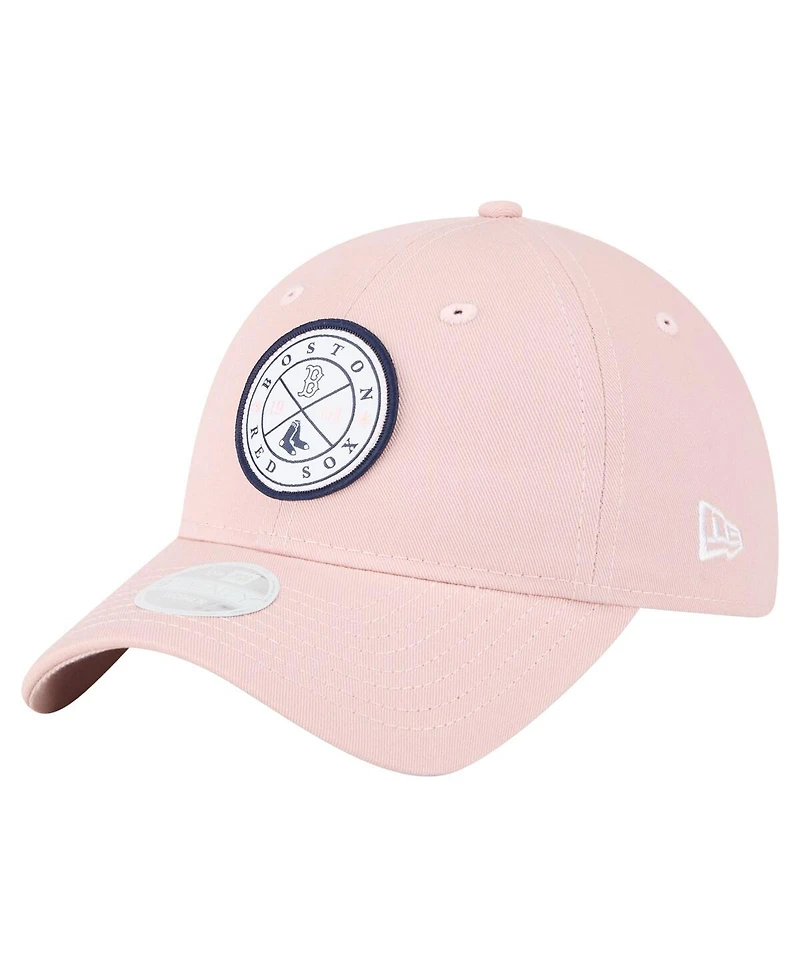 New Era Women's Pink Boston Red Sox Bloom 9TWENTY Adjustable Hat