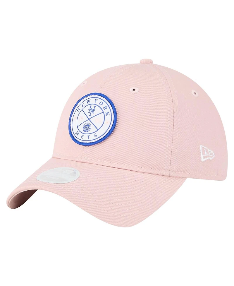 New Era Women's Pink New York Mets Bloom 9TWENTY Adjustable Hat