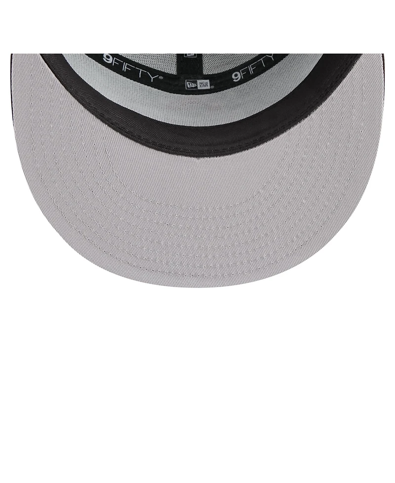New Era Men's Camo/Black Ohio State Buckeyes Outdoor Wide Panel 9FIFTY Snapback Trucker Hat