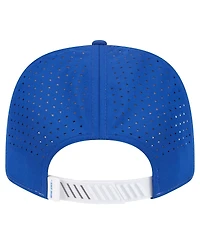 New Era Men's White/Royal Boise State Broncos Perforated Patched 9SEVENTY Adjustable Hat