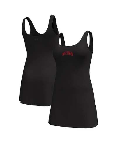 Under Armour Women's Black Wisconsin Badgers Gameday Motion Active Dress