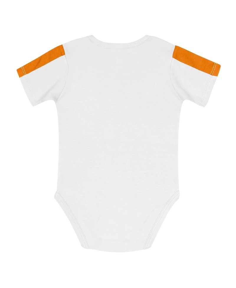 Outerstuff Baby Boys and Girls 3-Piece Tennessee Orange/White Volunteers Double Down Bodysuit Pants Set