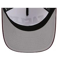 New Era Men's White/Maroon Boston College Eagles Arch Two-Tone Rope 9FORTY A-Frame M-Crown Adjustable Hat