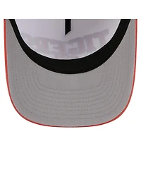 New Era Men's White/Orange Clemson Tigers Arch Two-Tone Rope 9FORTY A-Frame M-Crown Adjustable Hat