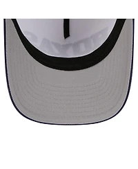 New Era Men's White/Navy Georgetown Hoyas Arch Two-Tone Rope 9FORTY A-Frame M-Crown Adjustable Hat