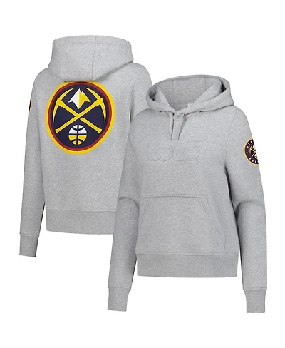 Lole Women's Gray Denver Nuggets Icon Pullover Hoodie