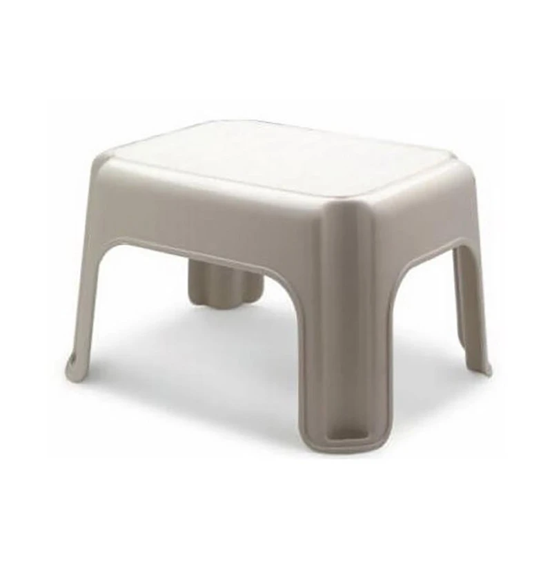 Rubbermaid 1 Step Lightweight Slip Resistant Roughneck Tough Step Stool, Tan