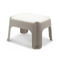 Rubbermaid 1 Step Lightweight Slip Resistant Roughneck Tough Step Stool, Tan