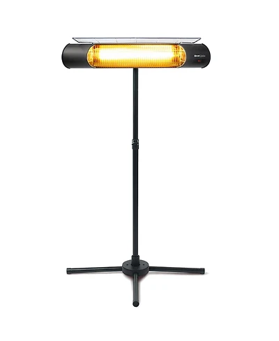Sengoku HeatMate Weatherproof Graphite Patio Heater with Stand and Remote