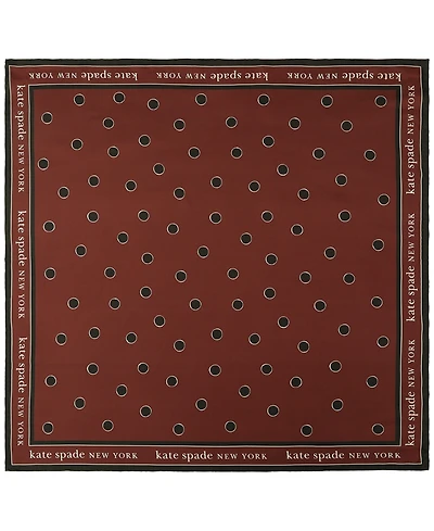 kate spade new york Downtown Dot Silk Square Scarf